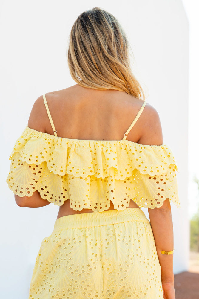 Top broderie anglaise à volants Emma - Tops / Blouses