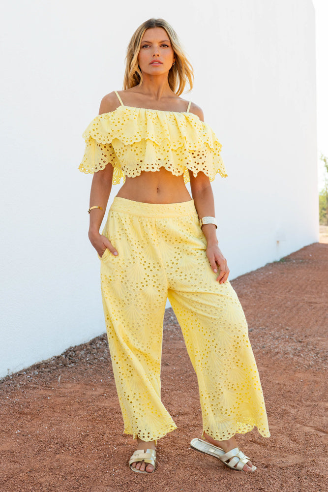 Top broderie anglaise à volants Emma - Tops / Blouses