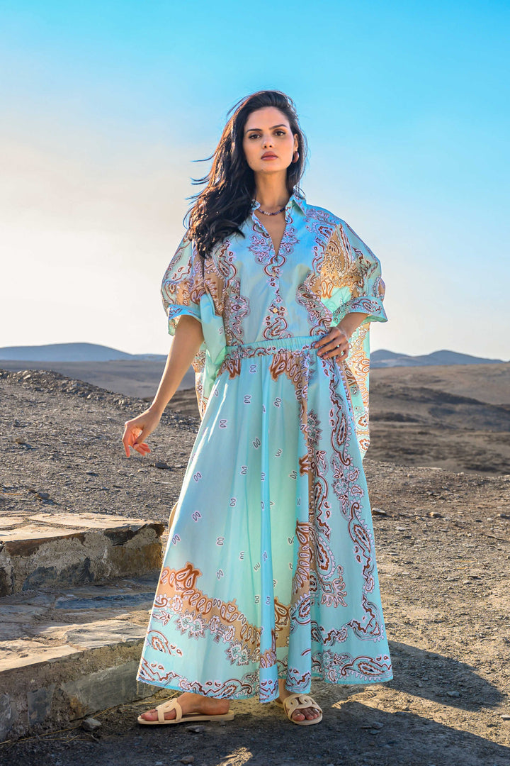 Tunique en Coton SIMI - Taille unique / 291 / Aqua - Tops