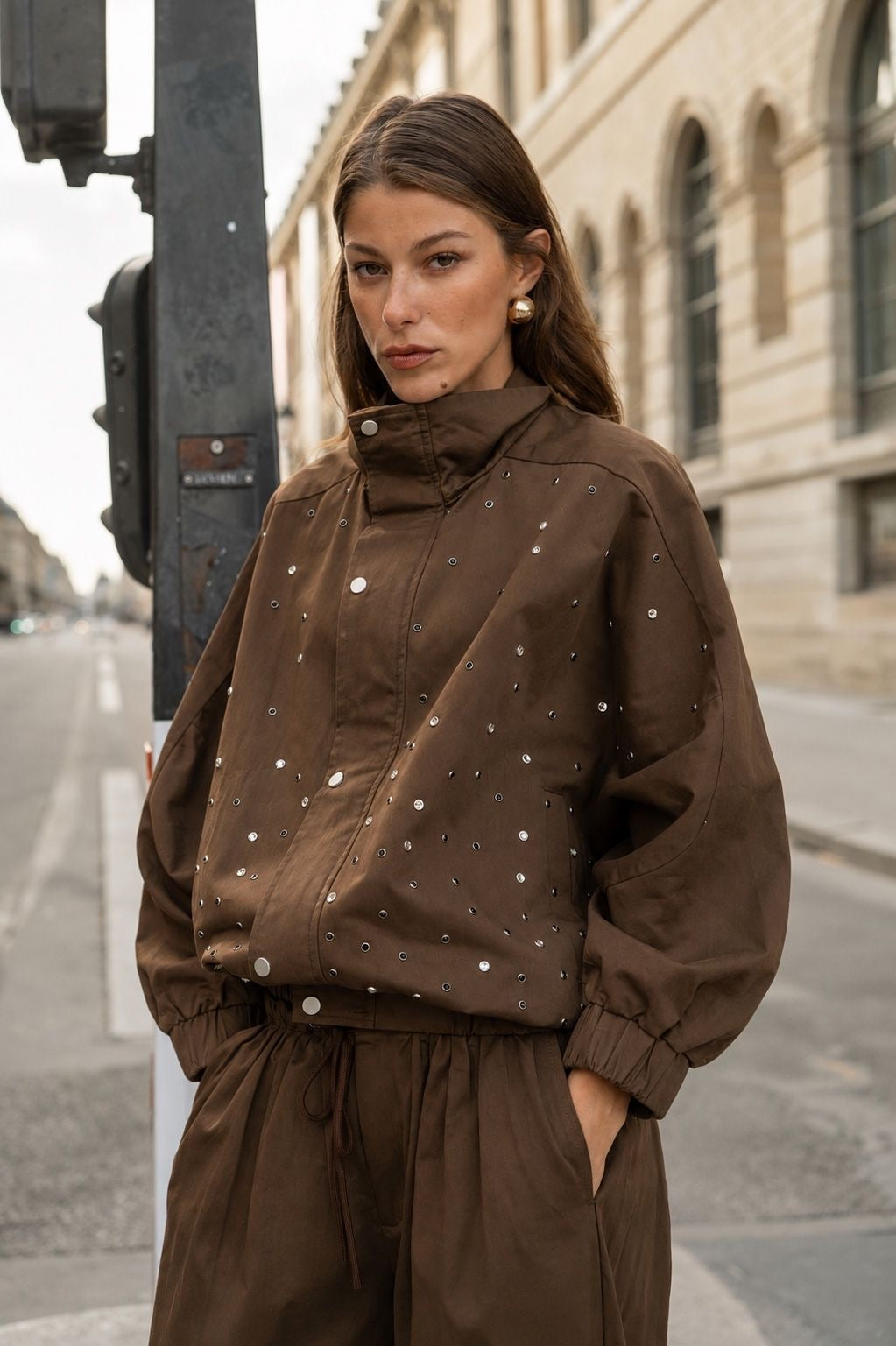 Veste courte à strass Blake - Manteaux et vestes