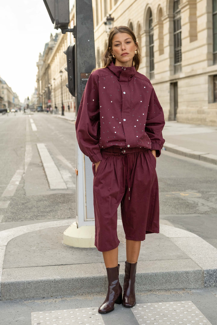 Veste courte à strass Blake - Manteaux et vestes
