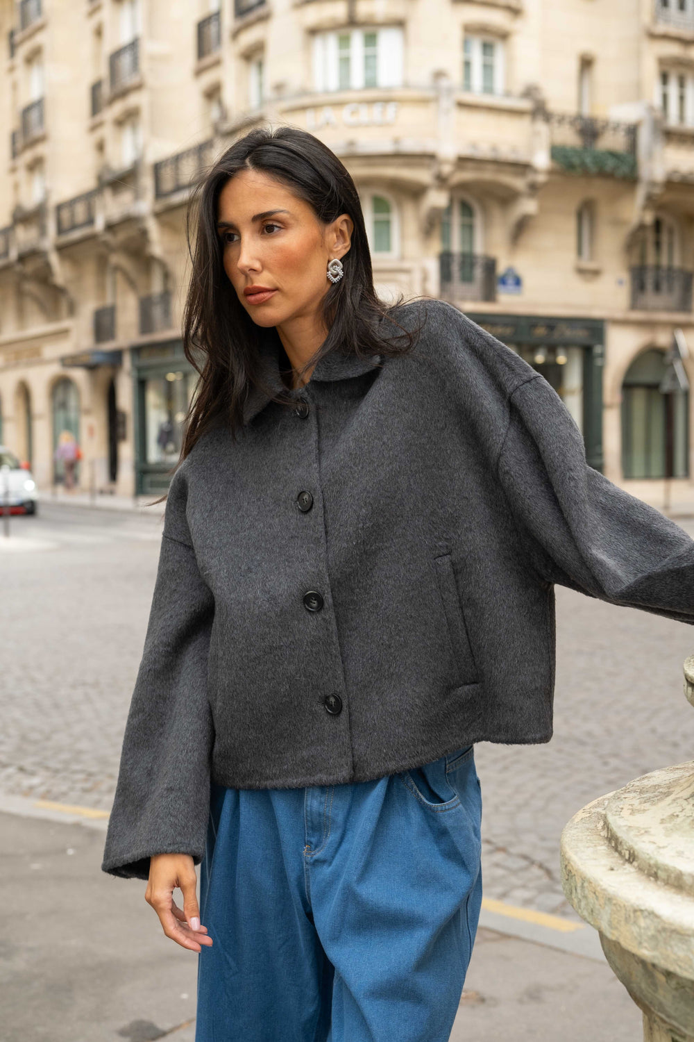 Veste courte boutonnée Ace - Manteaux et vestes