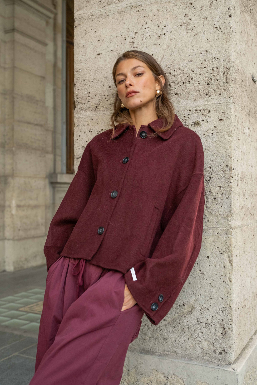 Veste courte boutonnée Ace - Manteaux et vestes