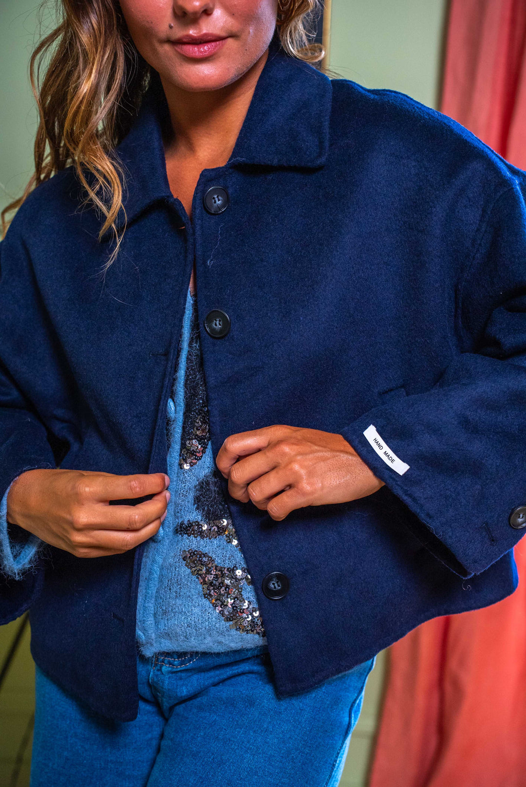 Veste courte boutonnée Ace Manteaux et vestes