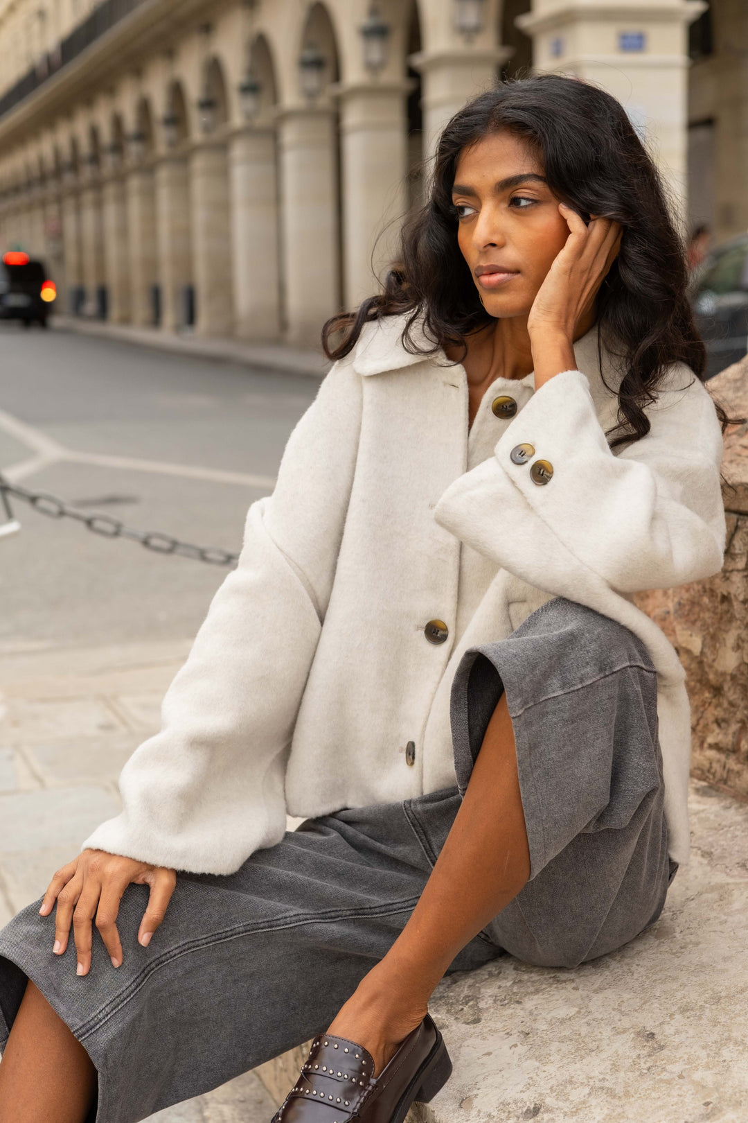 Veste courte boutonnée Ace - Manteaux et vestes