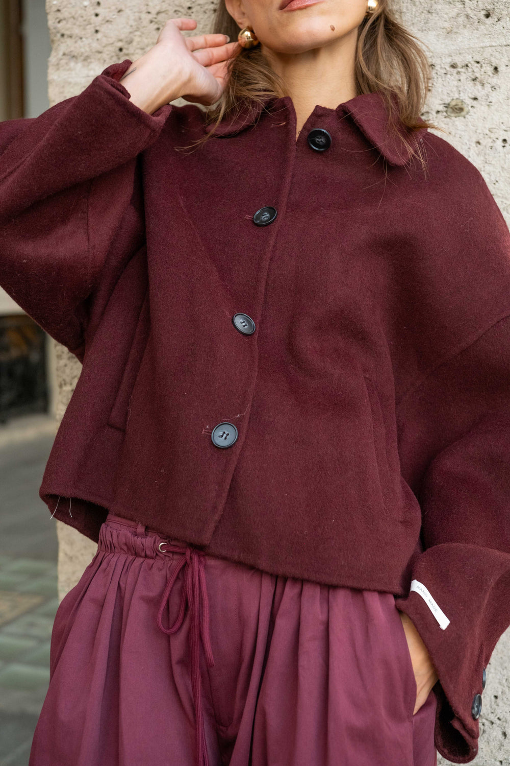 Veste courte boutonnée Ace - Manteaux et vestes