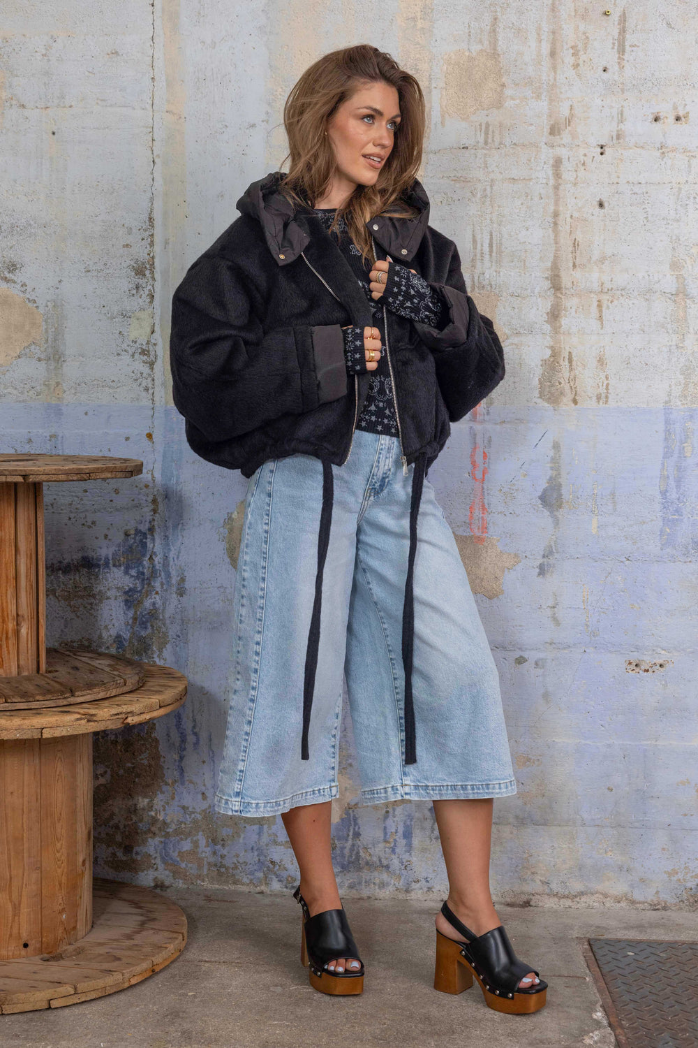 Veste effet fourrure Remy 2688-005 - Manteaux et vestes