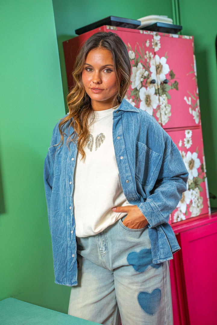 Veste En Jean Rider Rockstar Taille Unique / Bleu vestes