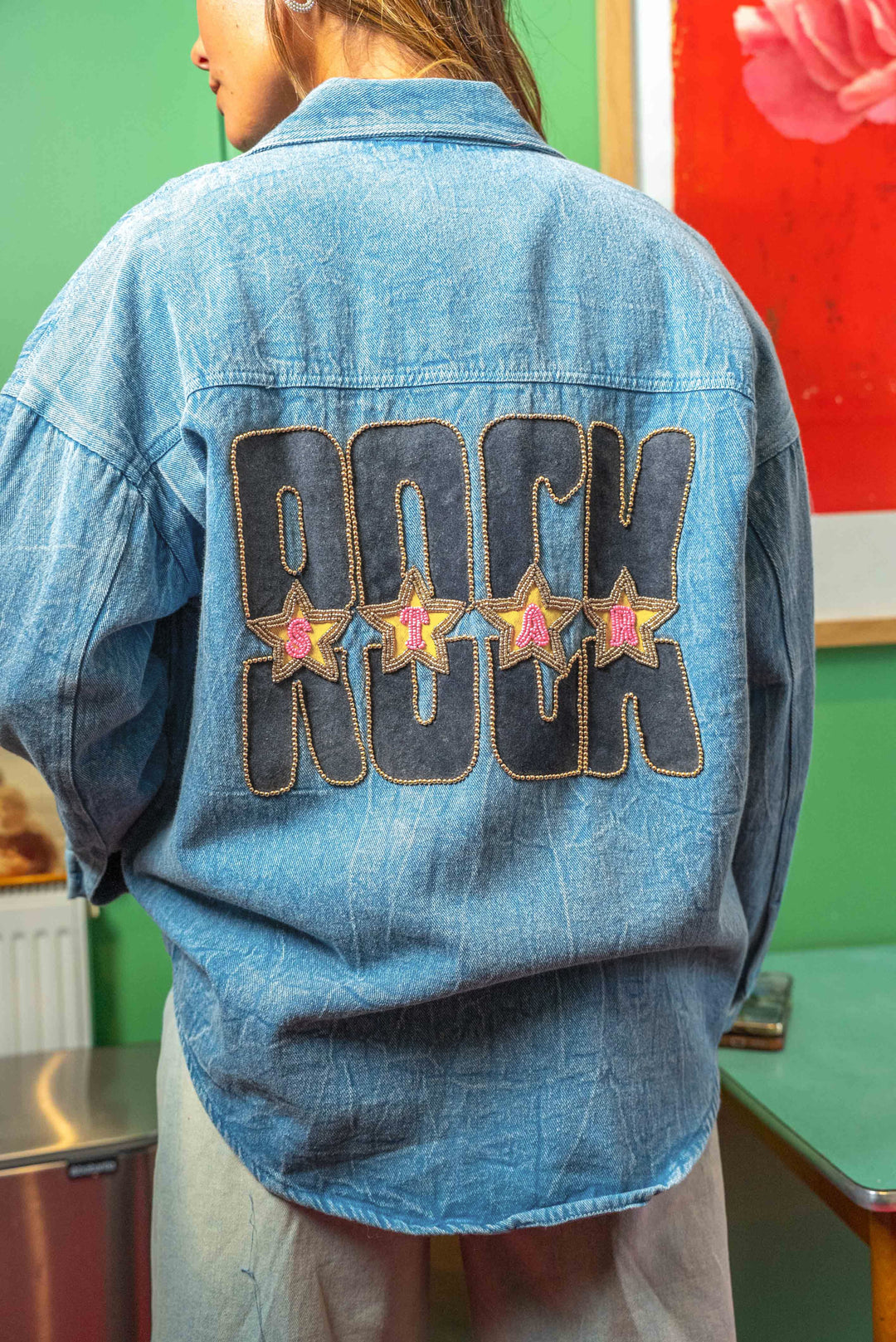 Veste En Jean Rider Rockstar Taille Unique / Bleu vestes