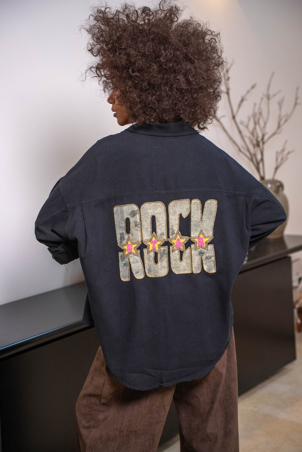 Veste En Jean Rider Rockstar Taille Unique / Noir vestes