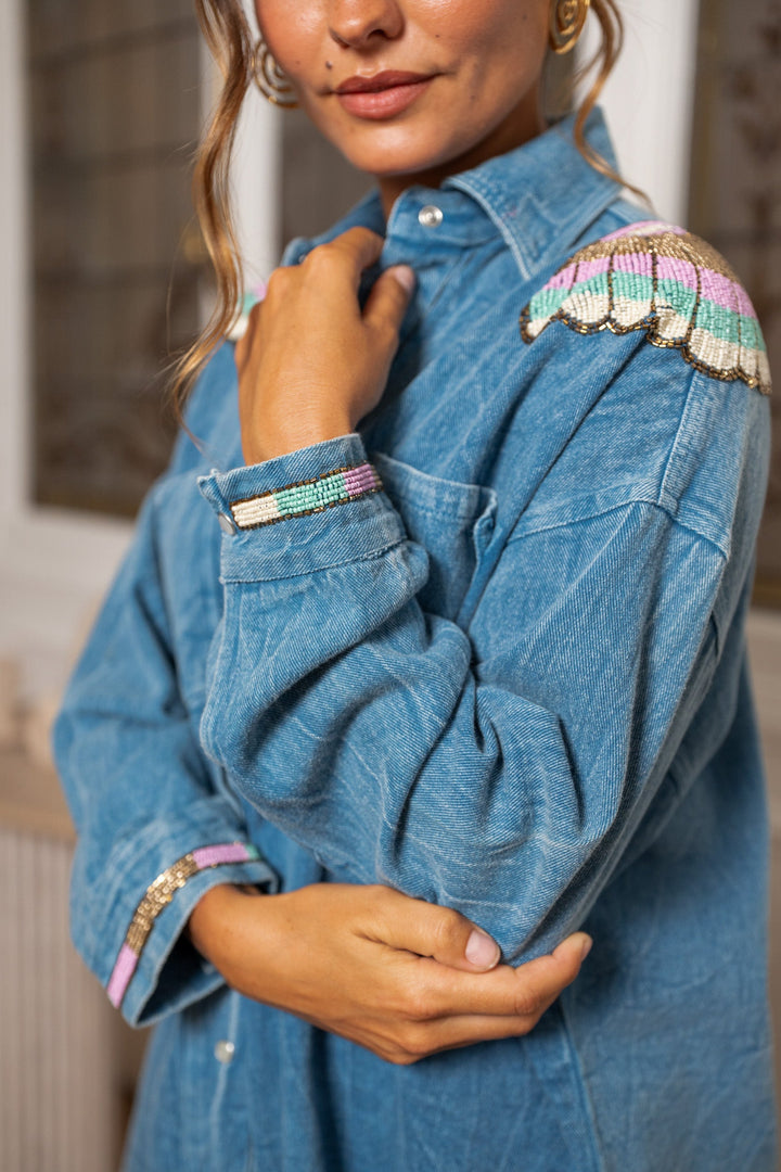 Veste en Jean Rider Shell Taille Unique / Bleu vestes