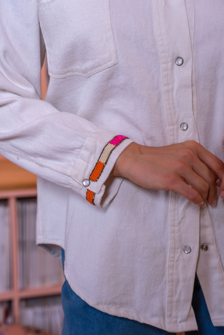 Veste en Jean Rider Shell Taille Unique / Ecru vestes