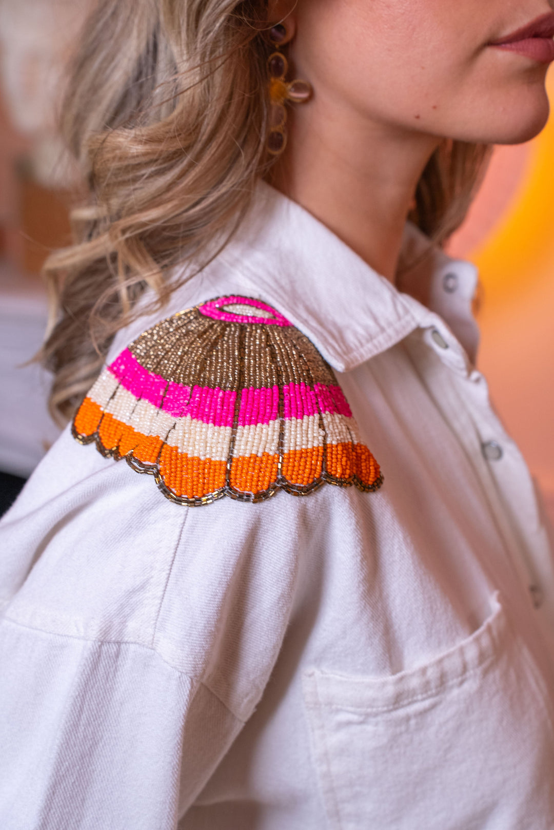 Veste en Jean Rider Shell Taille Unique / Ecru vestes