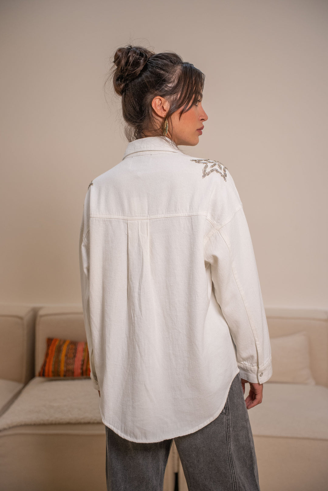 Veste en Jean Rider Star Taille Unique / Ecru vestes