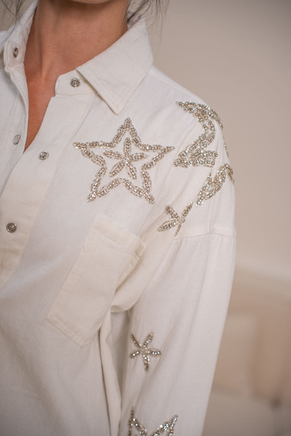 Veste en Jean Rider Star Taille Unique / Ecru vestes