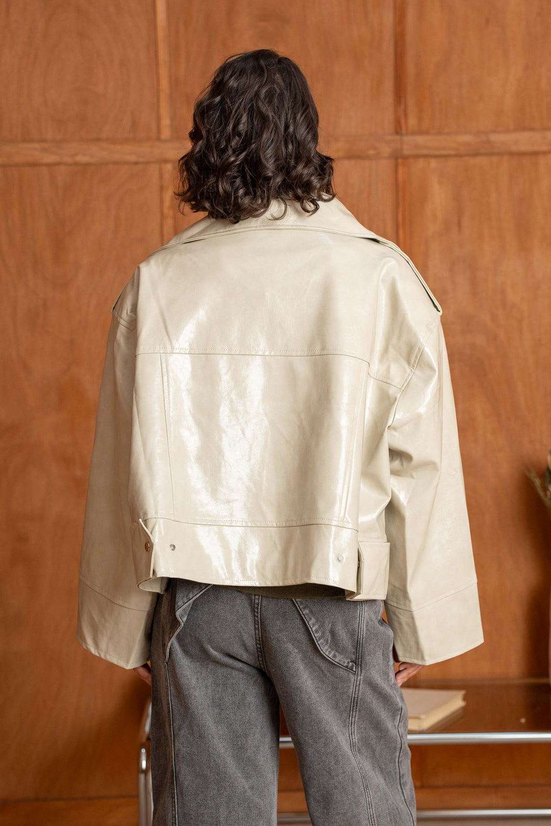 Veste en simili cuir brillante Annie 2688-015 - GS2688-015