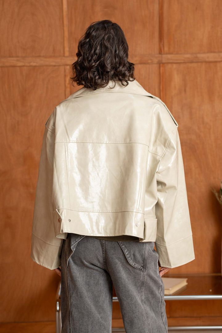 Veste en simili cuir brillante Annie 2688-015 - GS2688-015