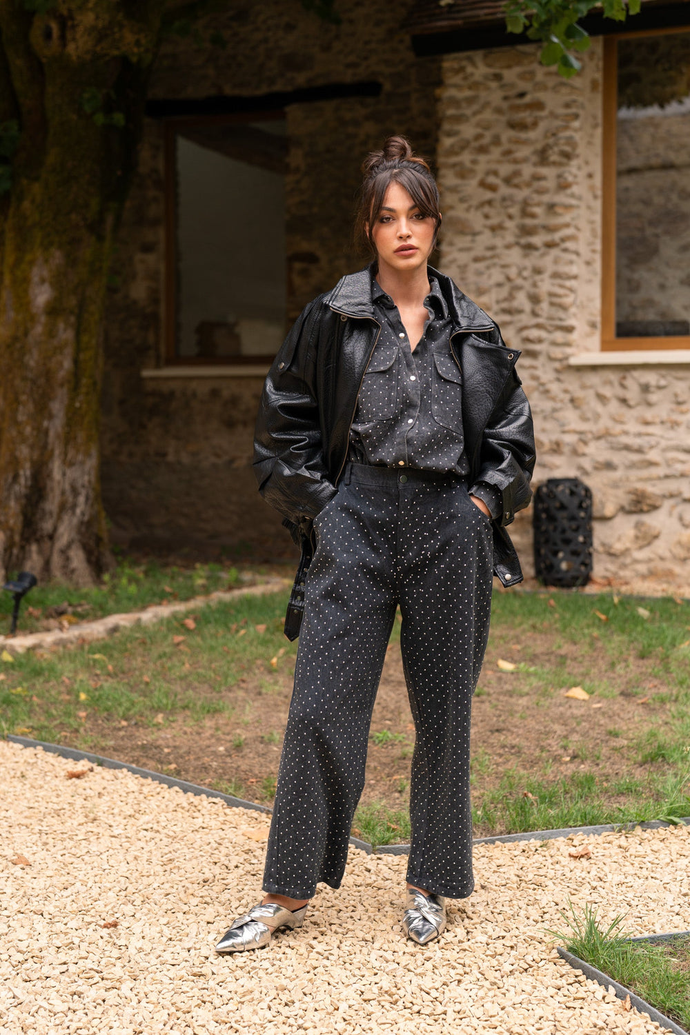 Veste en simili cuir Jessie - Manteaux et vestes