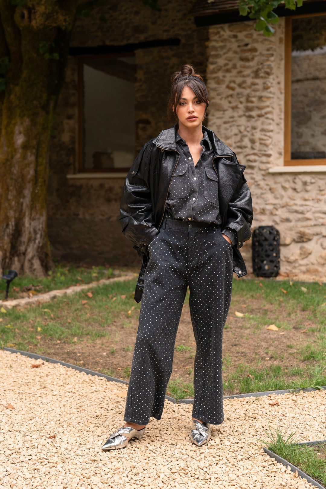 Veste en simili cuir Jessie - Manteaux et vestes