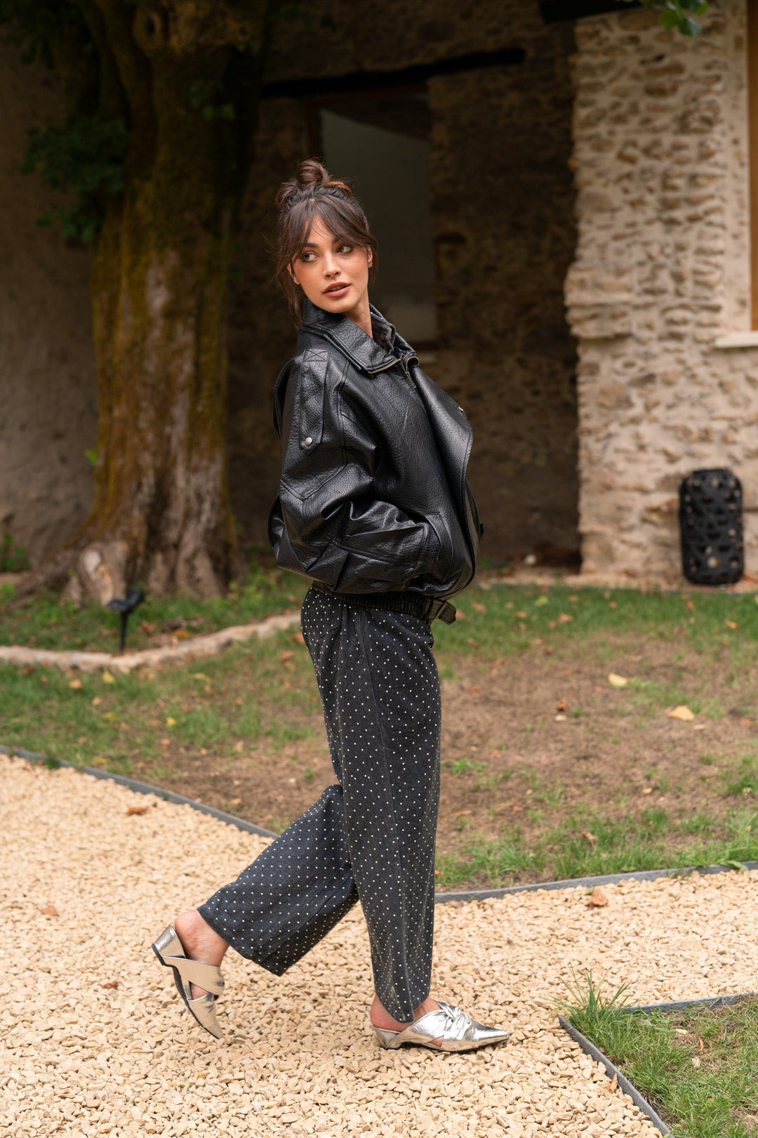 Veste en simili cuir Jessie - Manteaux et vestes