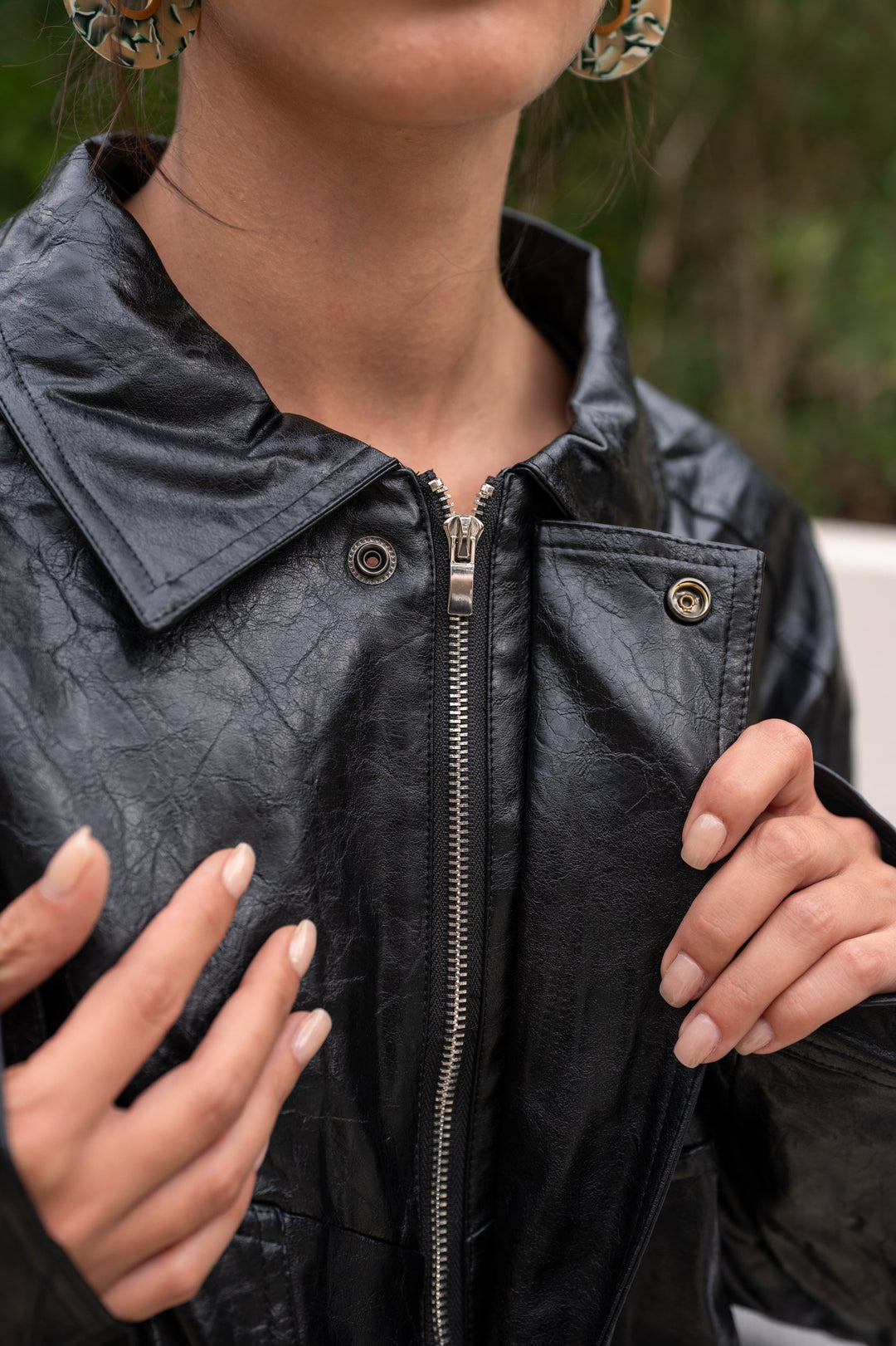 Veste en similicuir oversize Jailys Manteaux et vestes