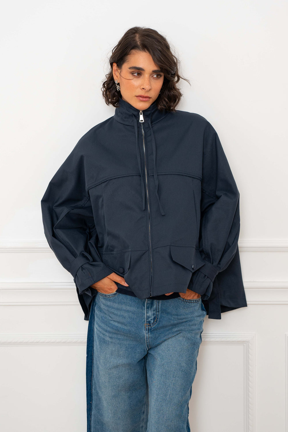 Veste oversize zippée Lana 2688-011 - GS2688-011 / Taille