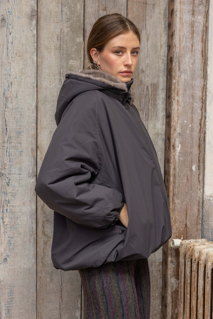 Veste réversible en fausse fourrure Alva 2688-006