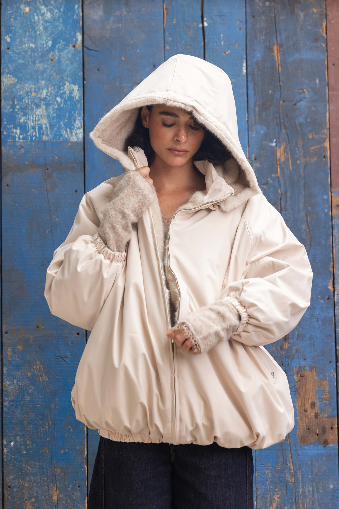 Veste réversible en fausse fourrure Alva 2688-006