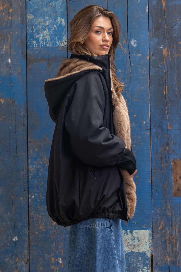Veste réversible en fausse fourrure Alva 2688-006