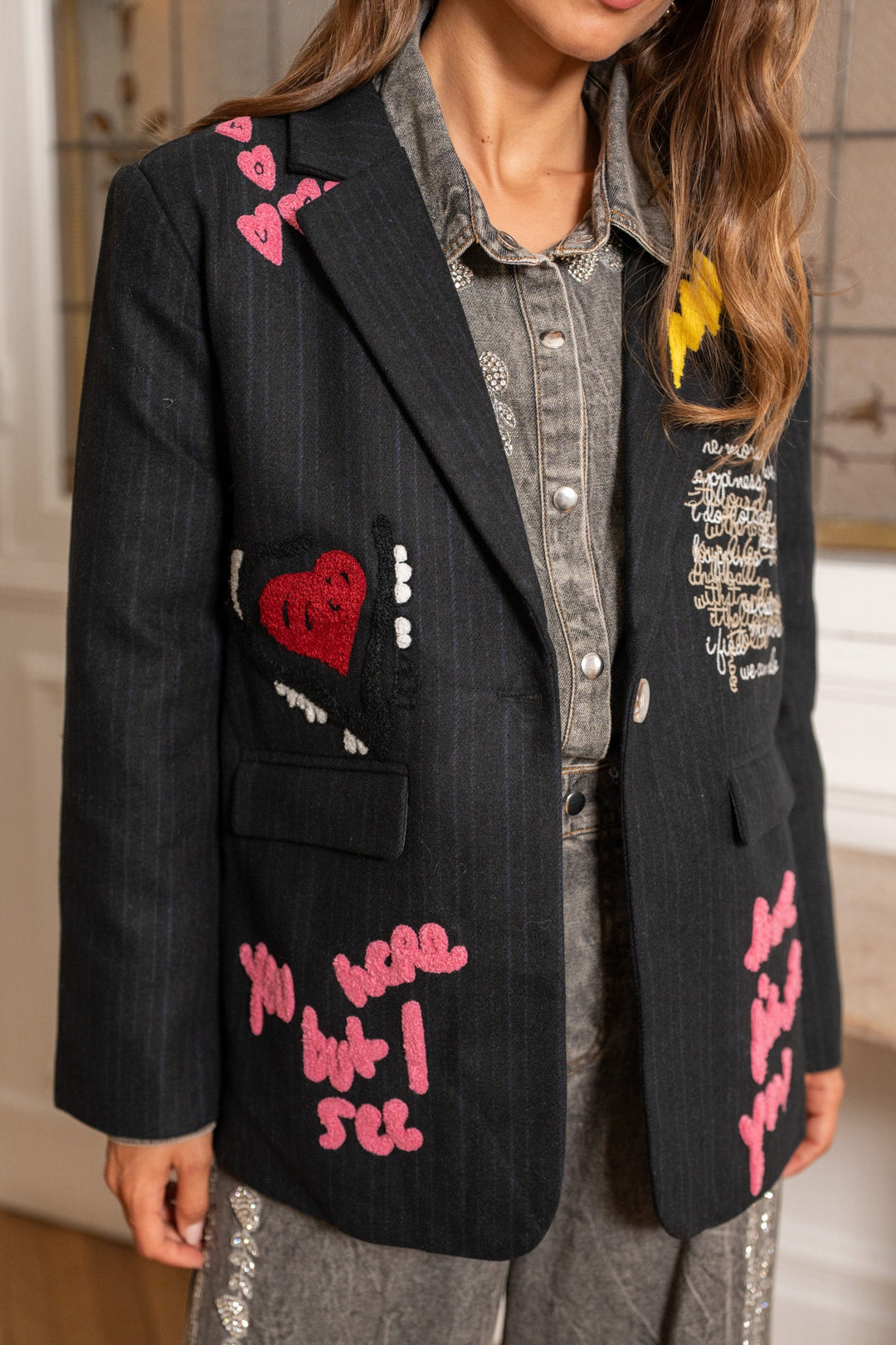 Veste tailleur en laine Sigal vestes